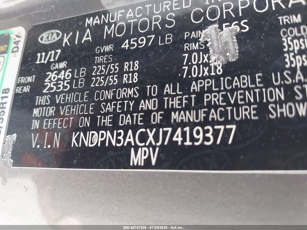 2018 KIA SPORTAGE EX