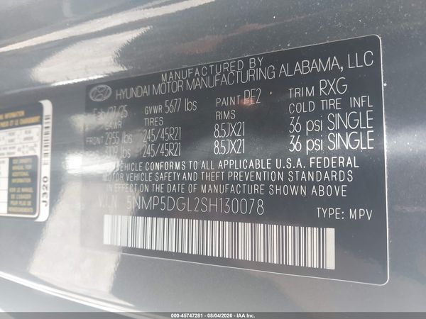 2025 HYUNDAI SANTA FE CALLIGRAPHY