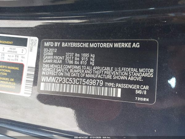 2012 MINI COOPER S