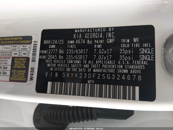 2025 KIA SPORTAGE LX