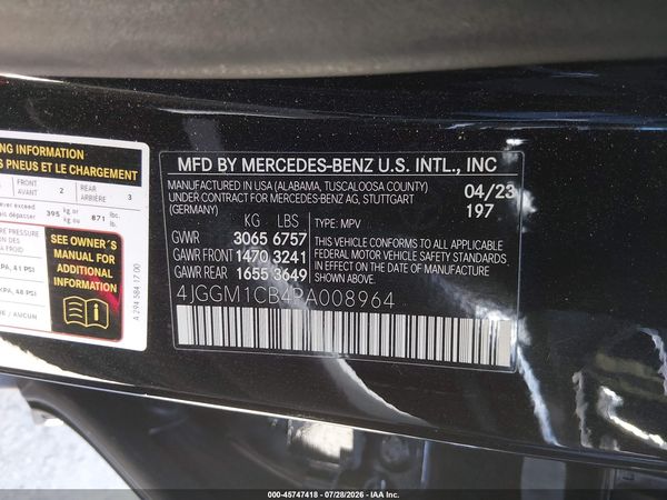 2023 MERCEDES-BENZ EQE 350 SUV 4MATIC