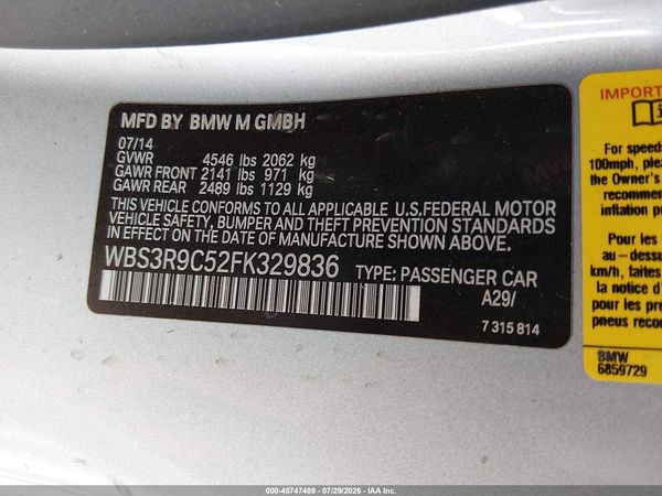 2015 BMW M4