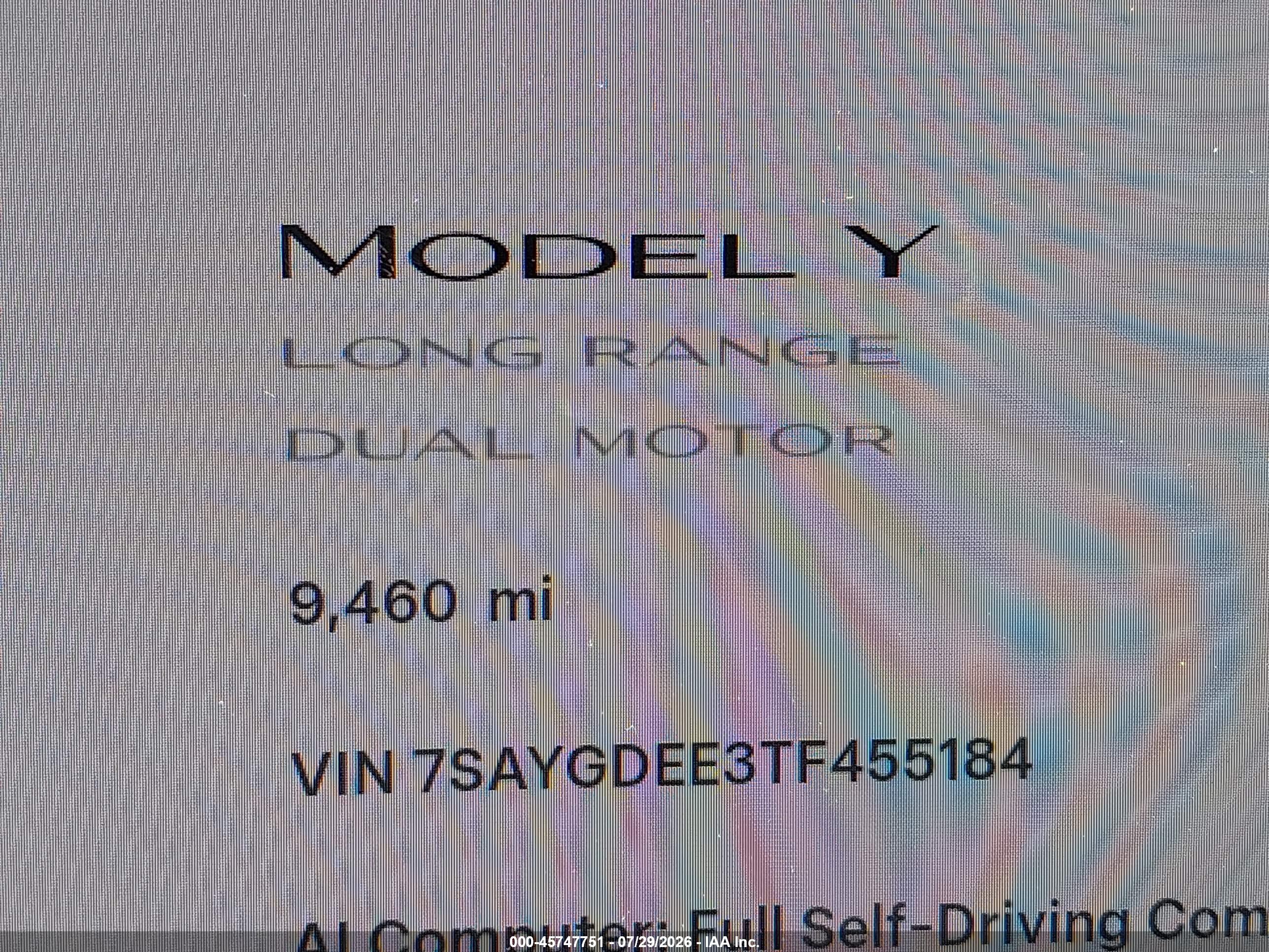 2026 TESLA MODEL Y