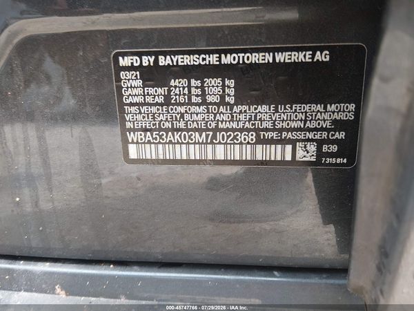 2021 BMW 228I GRAN COUPE SDRIVE