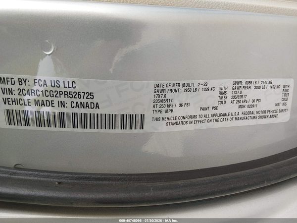 2023 CHRYSLER VOYAGER LX — I9