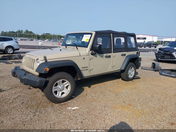 2018 JEEP WRANGLER JK UNLIMITED SPORT 4X4