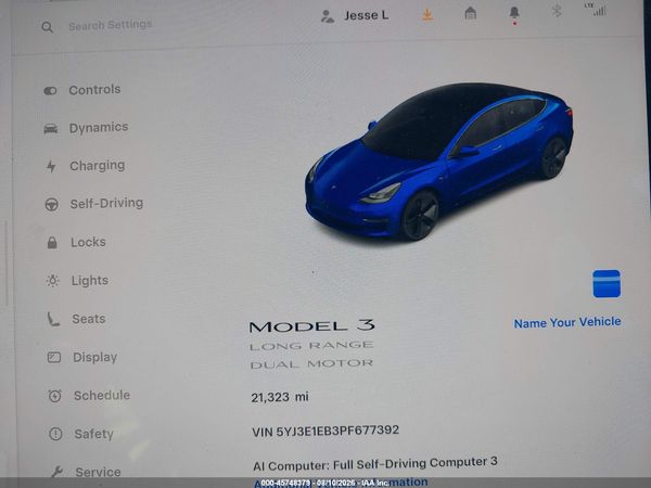 2023 TESLA MODEL 3