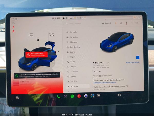 2023 TESLA MODEL 3