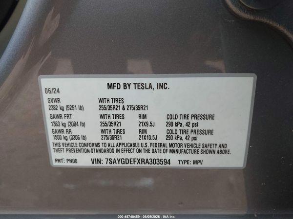 2024 TESLA MODEL Y