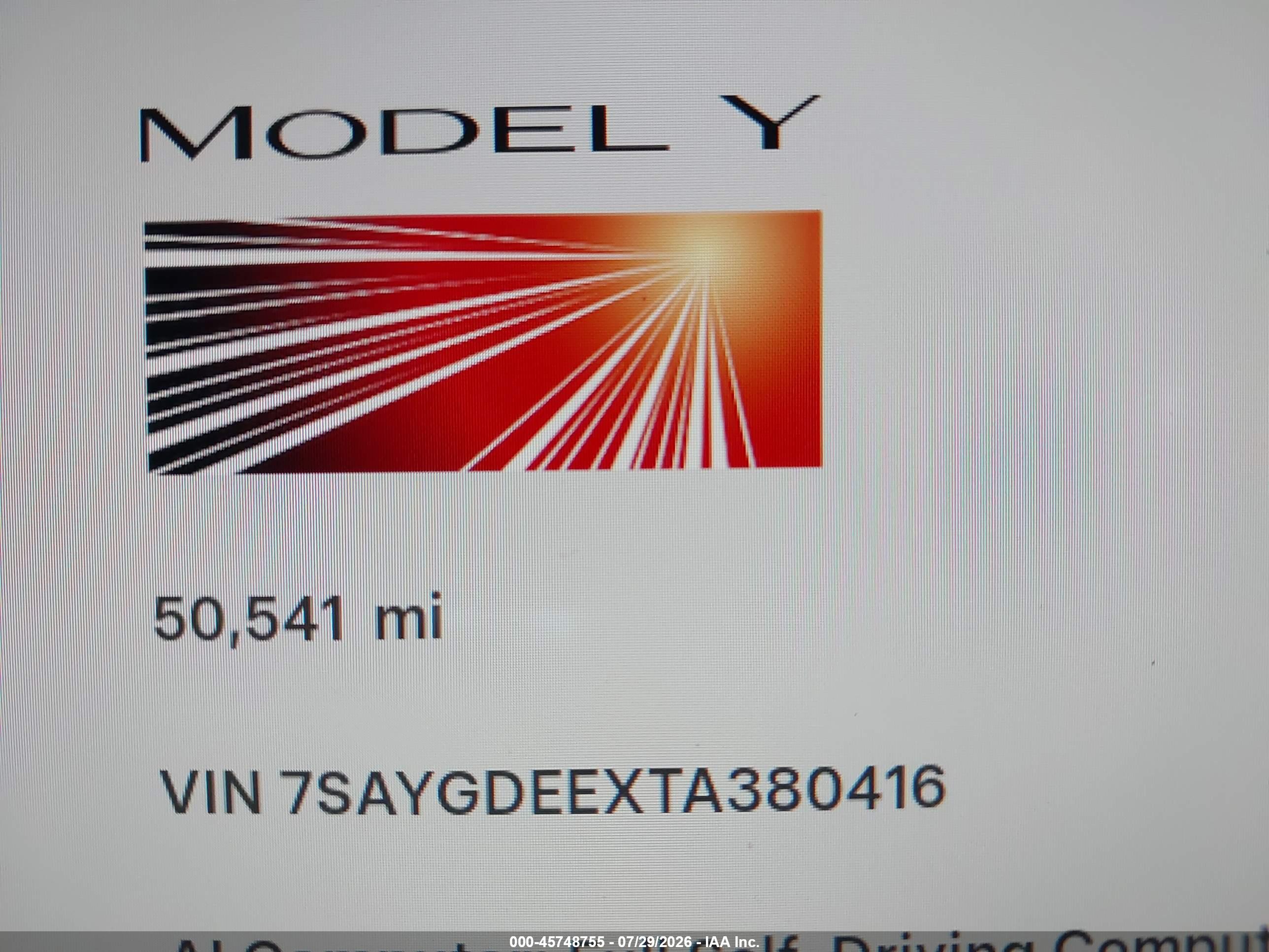 2026 TESLA MODEL Y