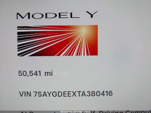 2026 TESLA MODEL Y