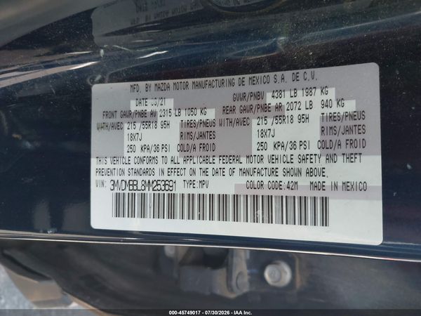 2021 MAZDA CX-30 SELECT