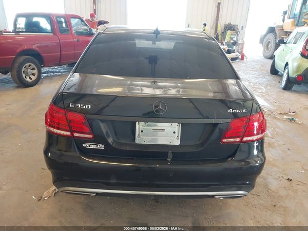 2016 MERCEDES-BENZ E 350 4MATIC