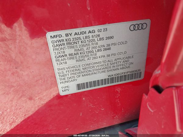 2023 AUDI Q3