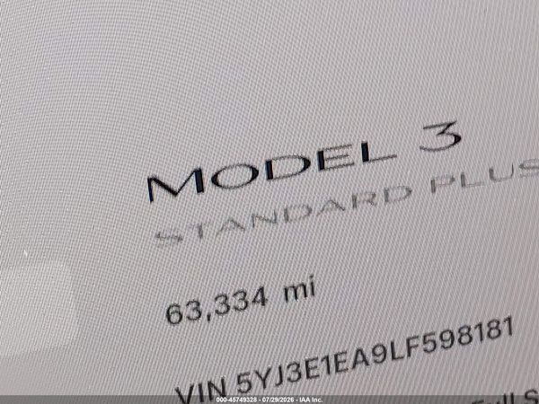 2020 TESLA MODEL 3