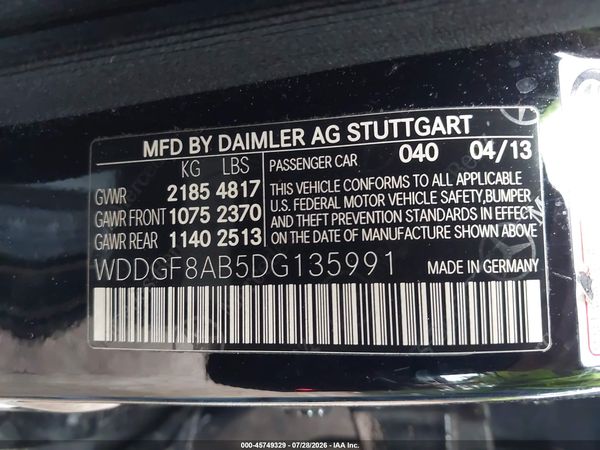 2013 MERCEDES-BENZ C 300 SPORT 4MATIC