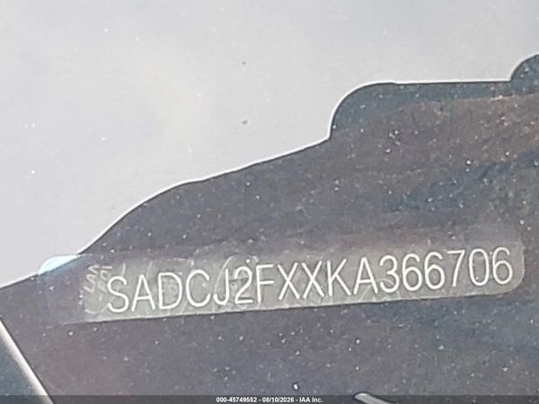 2019 JAGUAR F-PACE 25T PREMIUM