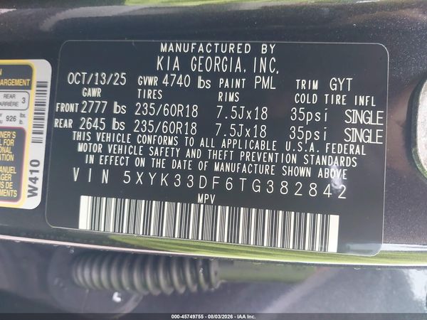 2026 KIA SPORTAGE EX