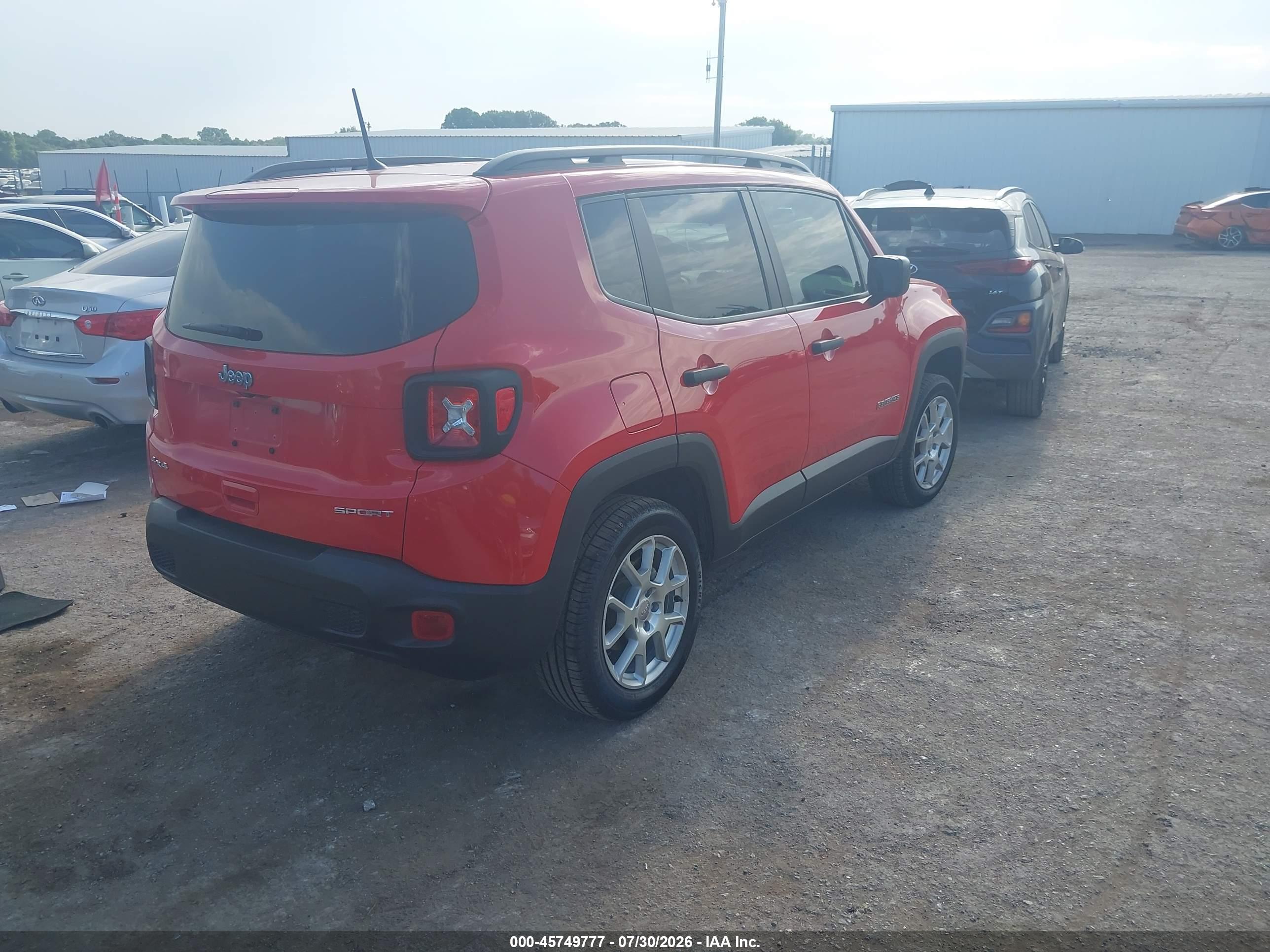 2020 JEEP RENEGADE SPORT 4X4