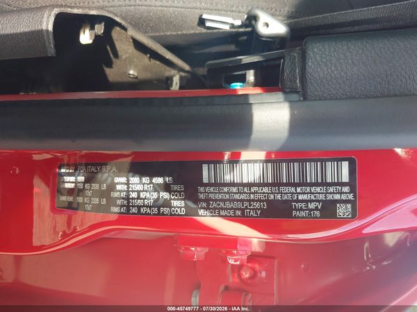 2020 JEEP RENEGADE SPORT 4X4