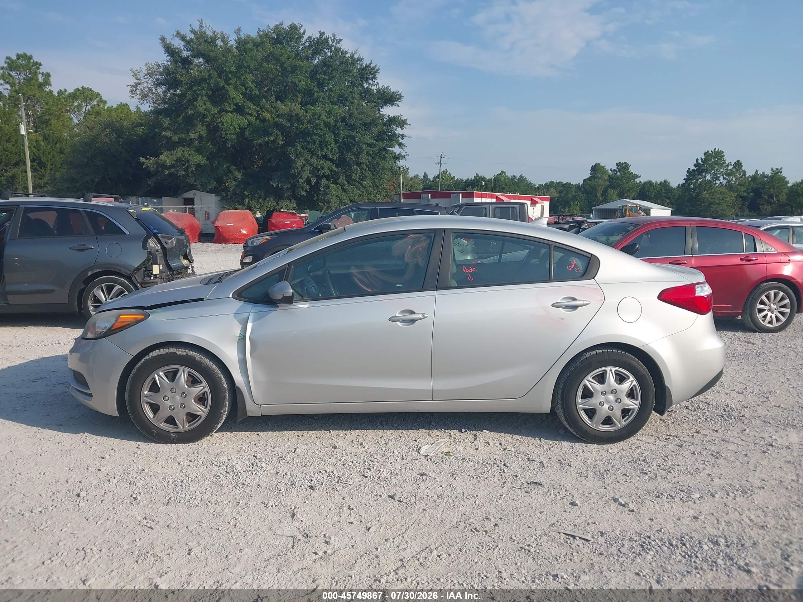2016 KIA FORTE LX