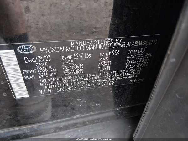 2023 HYUNDAI SANTA FE SEL