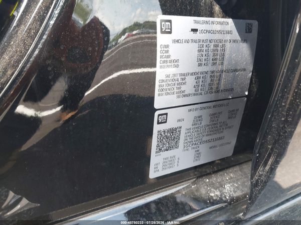 2025 CHEVROLET SILVERADO 1500 2WD  SHORT BED LT — I9