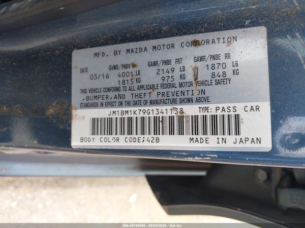 2016 MAZDA MAZDA3 Sport/GX