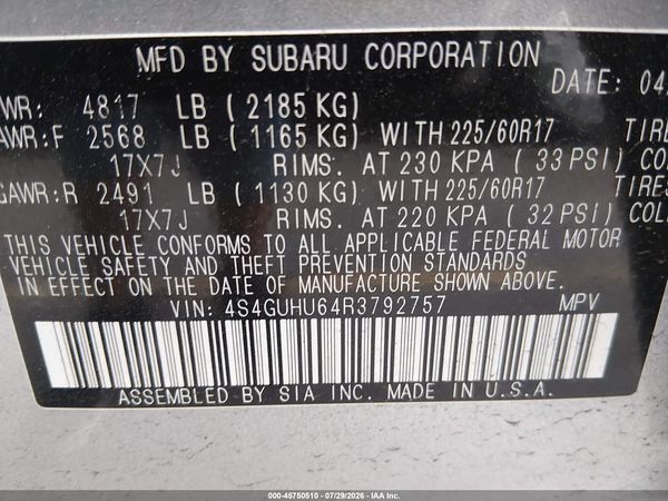 2024 SUBARU CROSSTREK WILDERNESS — I9