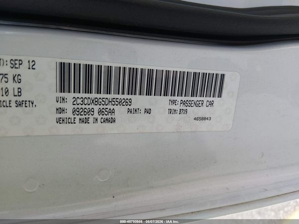 2013 DODGE CHARGER SE