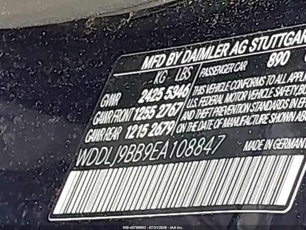2014 MERCEDES-BENZ CLS 550 4MATIC