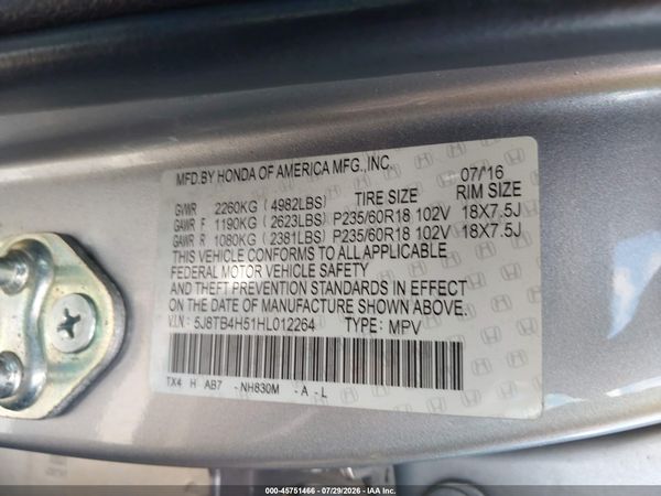 2017 ACURA RDX