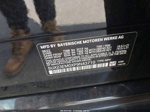2023 BMW X7 XDRIVE40I