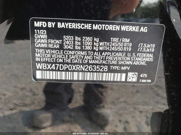 2024 BMW X3 SDRIVE30I