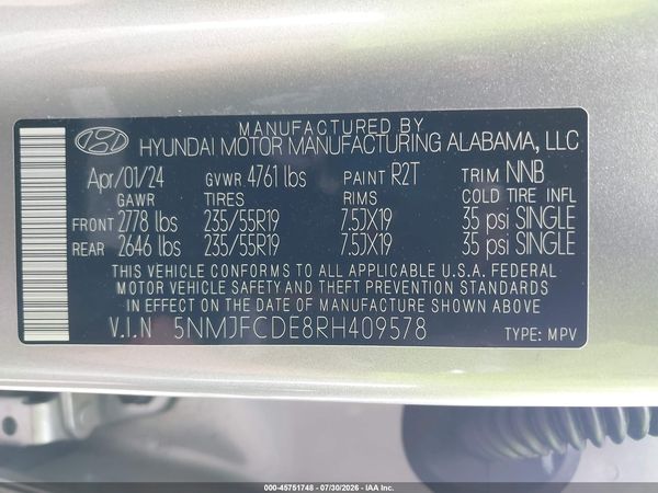 2024 HYUNDAI TUCSON SEL