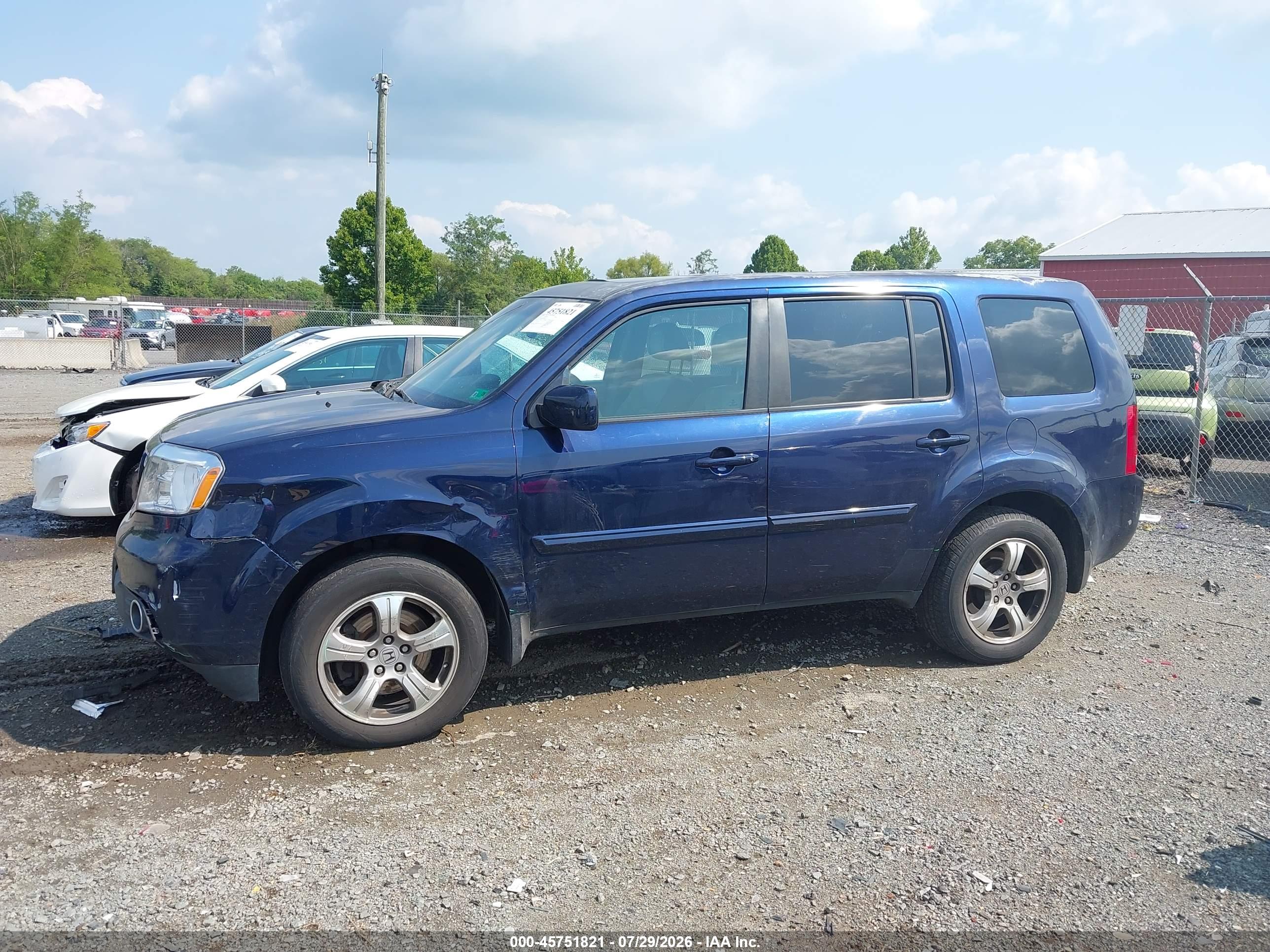 2013 HONDA PILOT EX-L