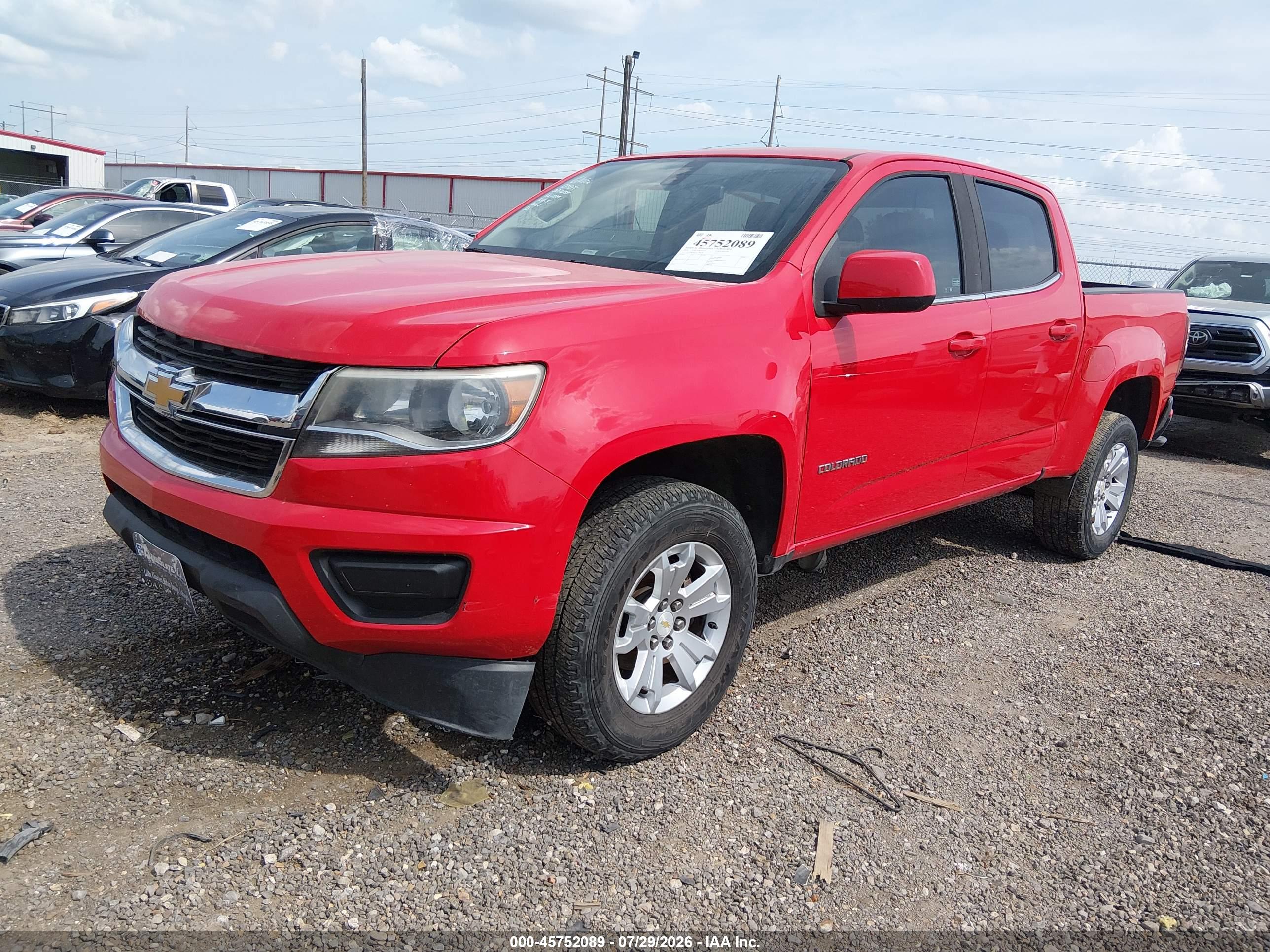 2020 CHEVROLET COLORADO 2WD  SHORT BOX LT — I2