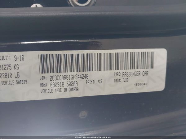 2016 CHRYSLER 300 ANNIVERSARY EDITION