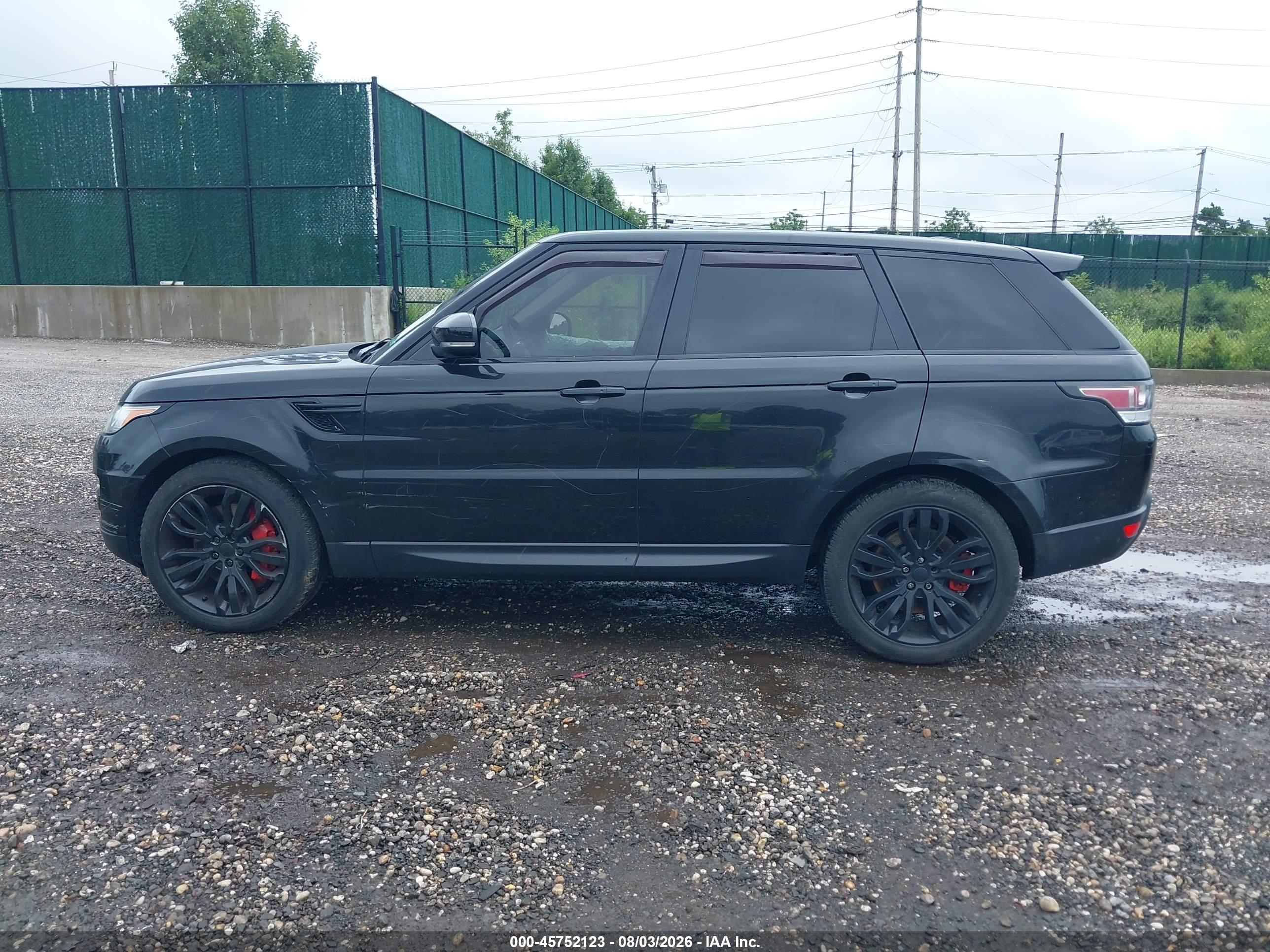 2015 LAND ROVER RANGE ROVER SPORT 5.0L V8 SUPERCHARGED