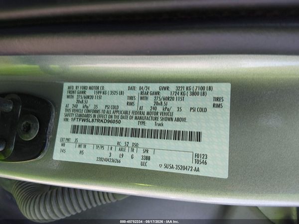 2024 FORD F-150 LARIAT