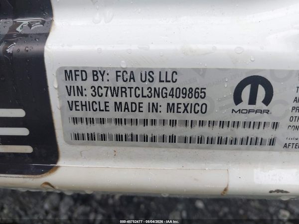 2022 RAM 3500 CHASSIS