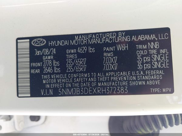 2024 HYUNDAI TUCSON SEL