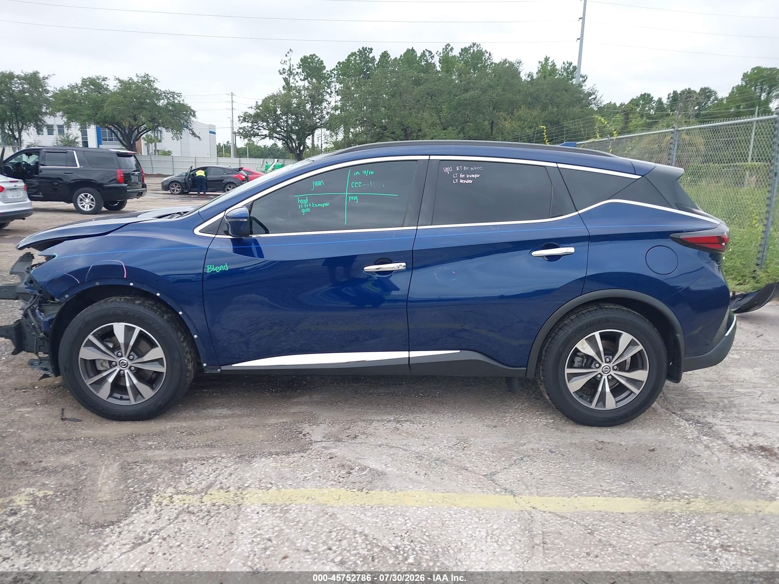 2020 NISSAN MURANO SV FWD
