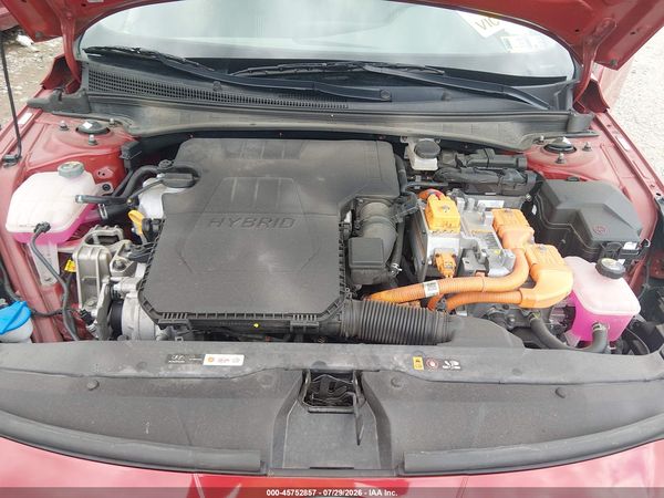 2023 HYUNDAI ELANTRA HYBRID BLUE