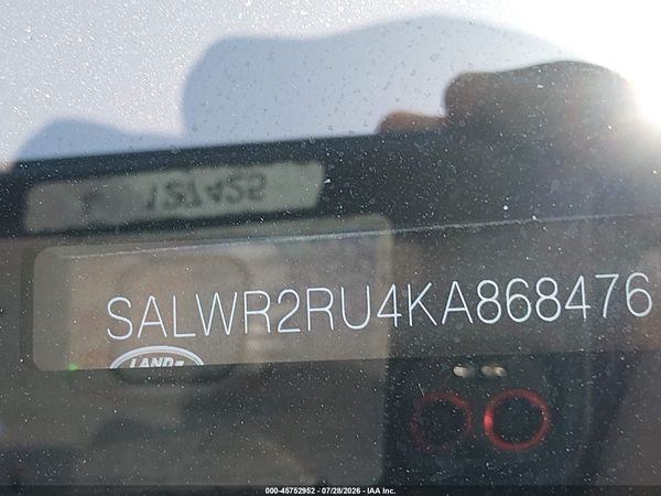 2019 LAND ROVER RANGE ROVER SPORT HSE MHEV