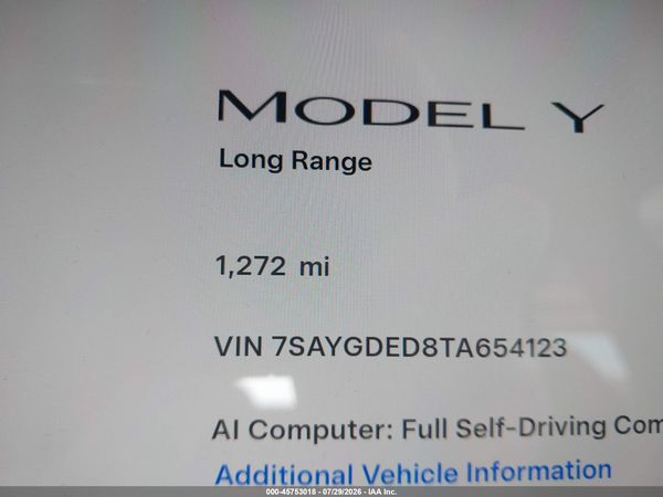 2026 TESLA MODEL Y