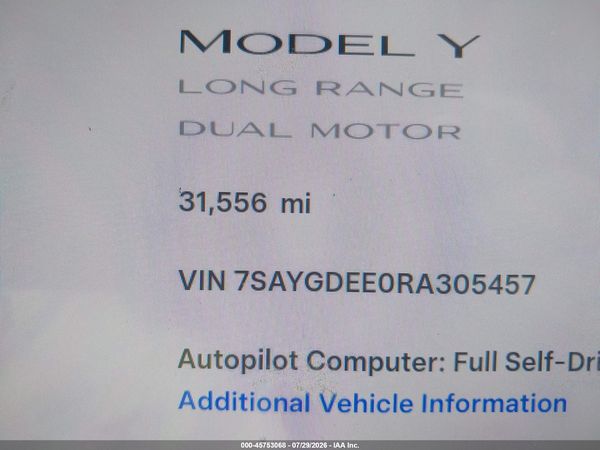 2024 TESLA MODEL Y