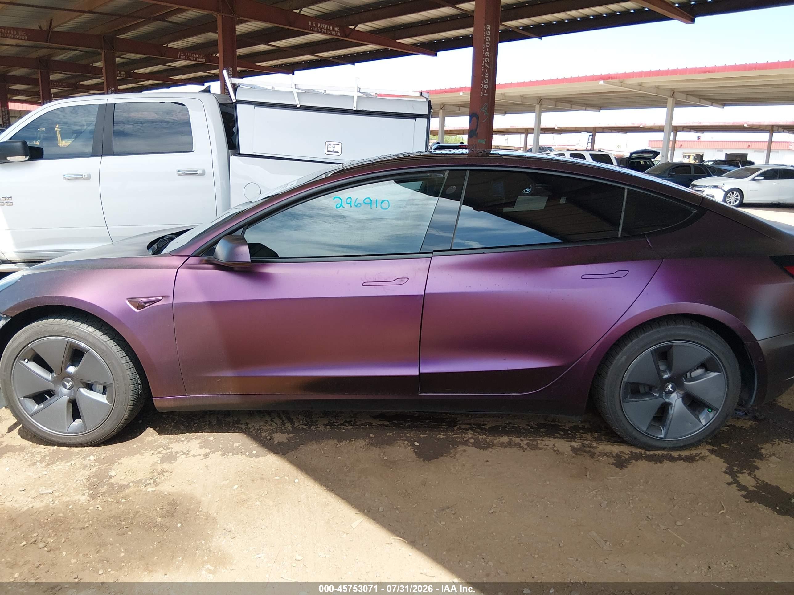 2022 TESLA MODEL 3 REAR-WHEEL DRIVE