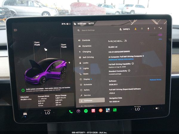 2022 TESLA MODEL 3 REAR-WHEEL DRIVE