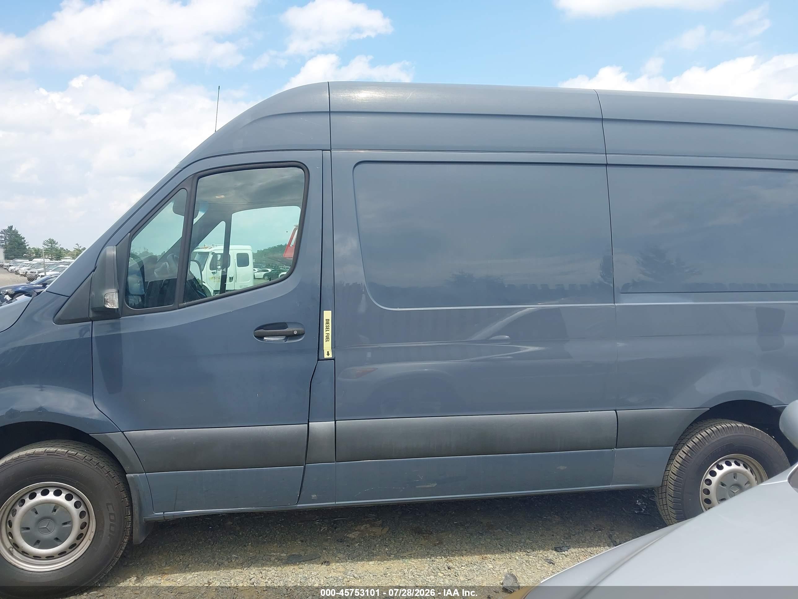 2019 MERCEDES-BENZ SPRINTER 2500 HIGH ROOF V6